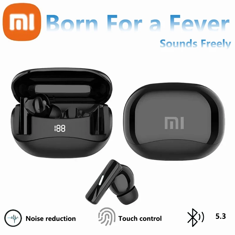 Xiaomi Mate60 pro Bluetooth Earphones Wireless Headphones Noise Cancelling Headset with Mic HiFi Stereo Sports Earbuds