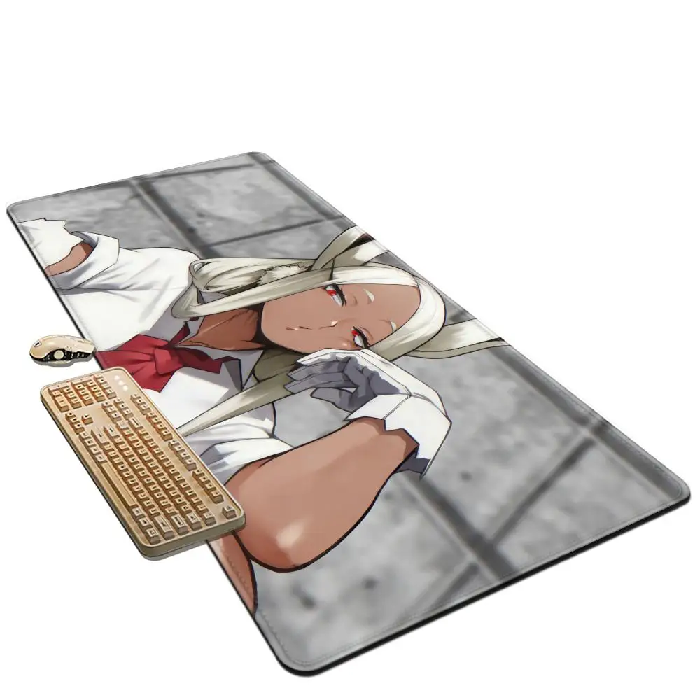 Mirko My H-Hero Academias 마우스 패드 만화 데스크 매트 키보드 오피스 액세서리 마우스 패드 고무 카와이 카펫 게이머 캐비닛 패드