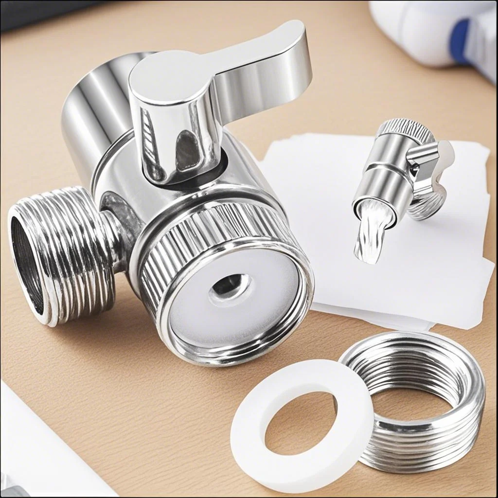 Adaptador de grifo con interruptor de aleación de Zinc, divisor de fregadero de cocina, válvula desviadora, conector de grifo de agua para inodoro, bidé, ducha y baño, 1 ud.