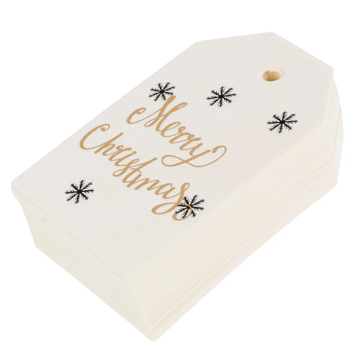 

100 Pcs Christmas Bookmark Card Merry Tag Cardstock Bookmarks Greeting Paper Jam