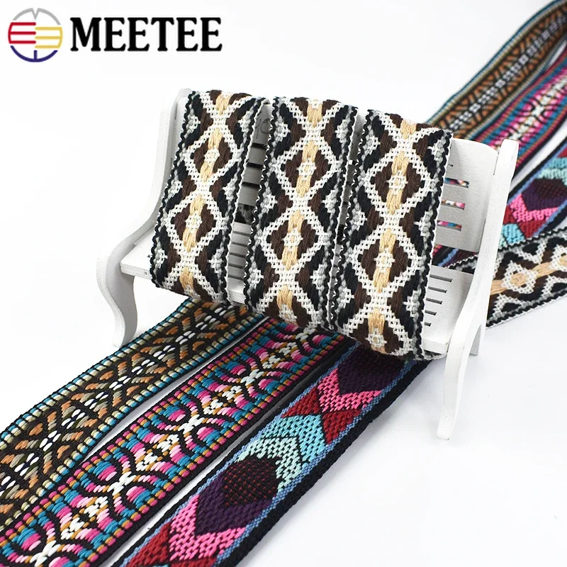 9Yards 30mm Polyester Cotton Jacquard Webbing DIY Sewing Webbings Ribbons Clothes Bag Straps Hats Decorative Tapes Fabric