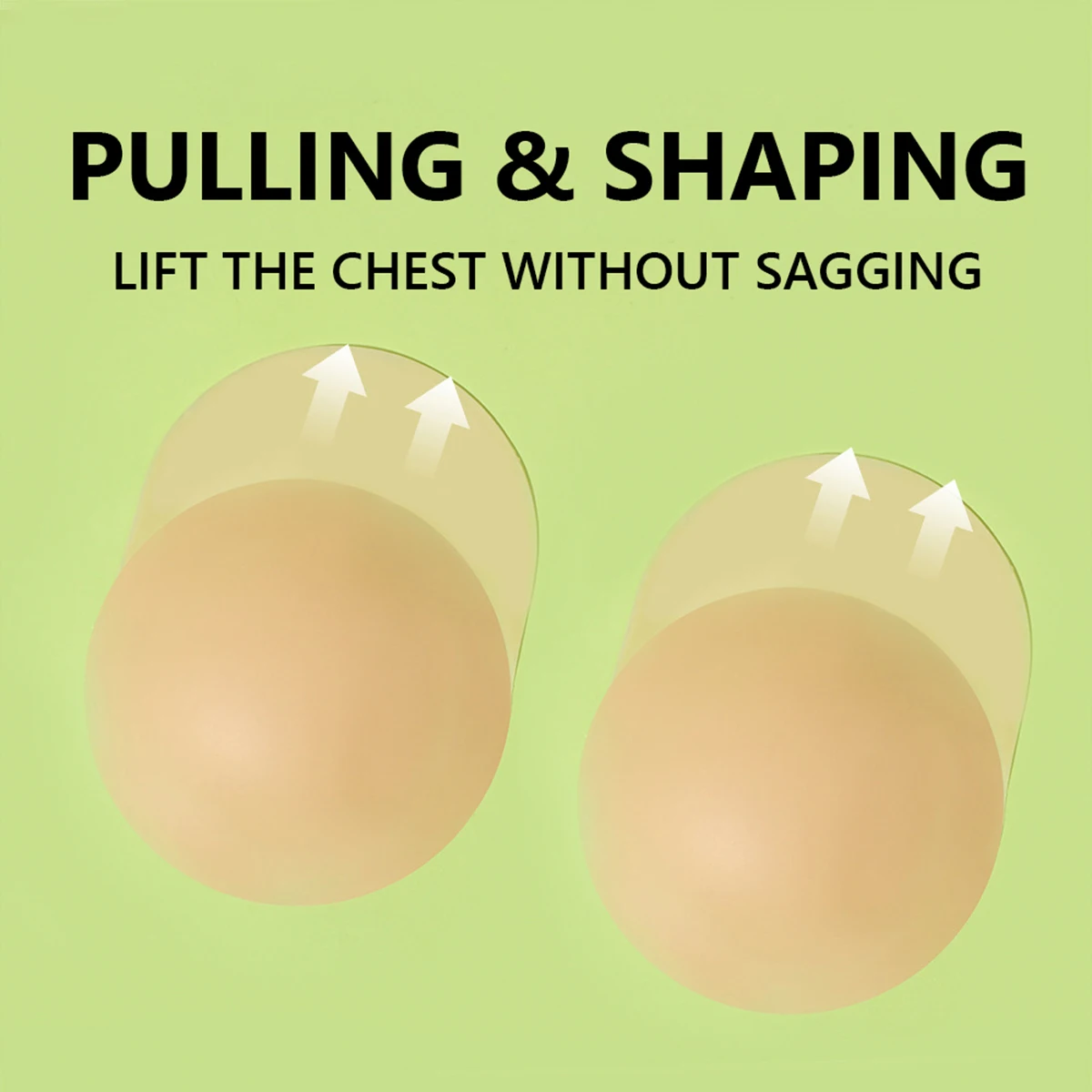 2 Pairs Lift Nipple Cover Plunge Seamless Invisible Bra Silicone Nubra Stickers Breast Pads Pasties Washable Reusable Summer