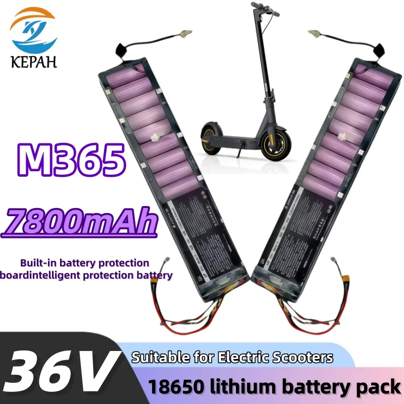 Newly Upgraded 36V Electric Scooter Battery｜7800mAh 18650 Cells Fits M365/M365Pro
