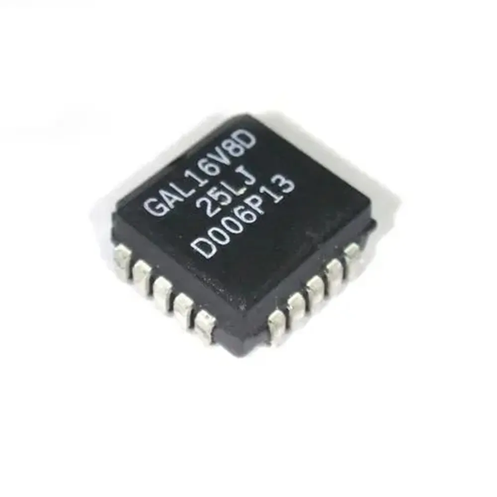 2PCS GAL16V8D‑25LJ PLCC‑20 EE PLD Programmable Logic Device IC 25ns 8 Macrocells For Legacy Circuit Repair Replacement