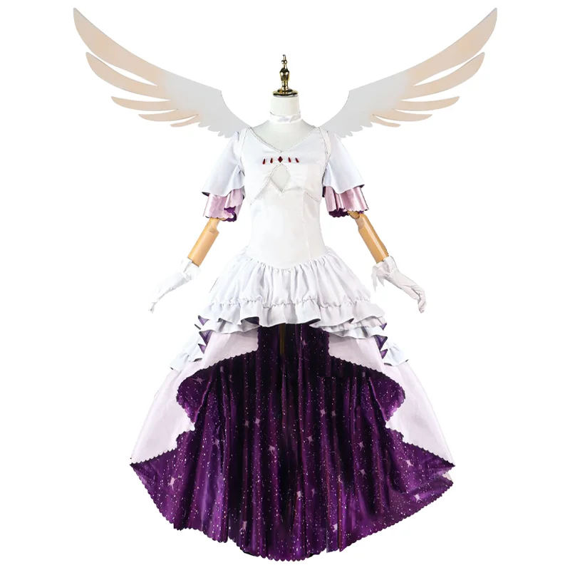 Puella Magi Madoka Magica Kaname Madoka Cosplay Kostuum Godin Feestjurk Uniform Pak Halloween Carnaval Speelset Voor Vrouwen