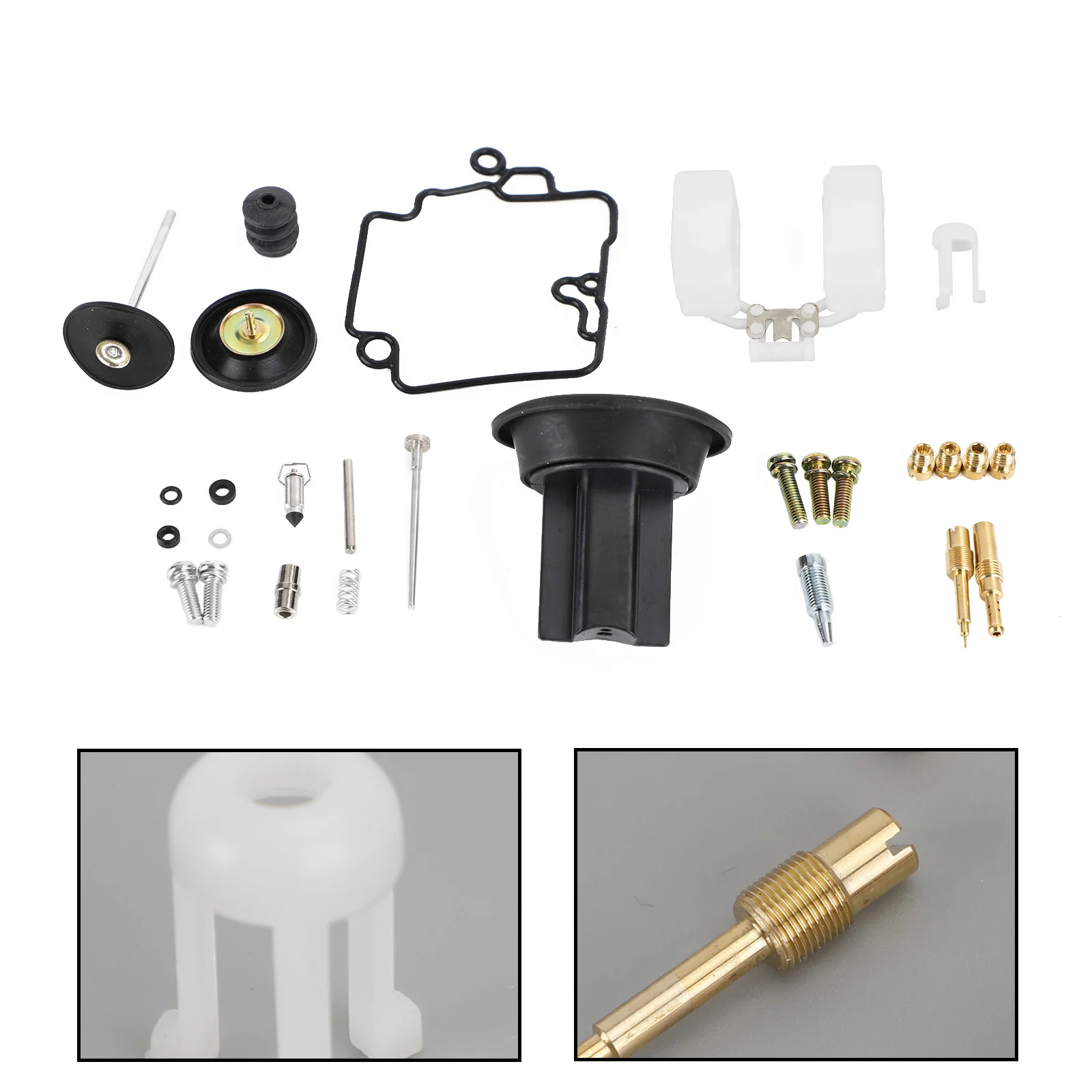 Artudatech Carburetor Carb Rebuild Kit acceleration pump fit for KT CVK24 Scooter Racing