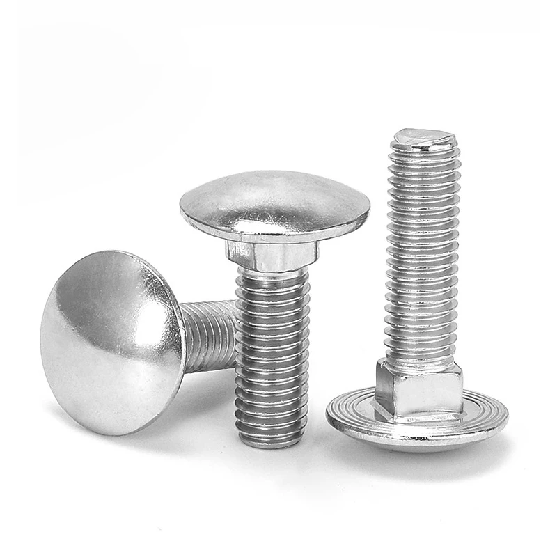 Bild 4: 10 teile/los m4 m5 m6 m8 m10 m12 10- 150mm Länge Schlittens ch raube Edelstahl Rundkopf Vierkant schraube din603