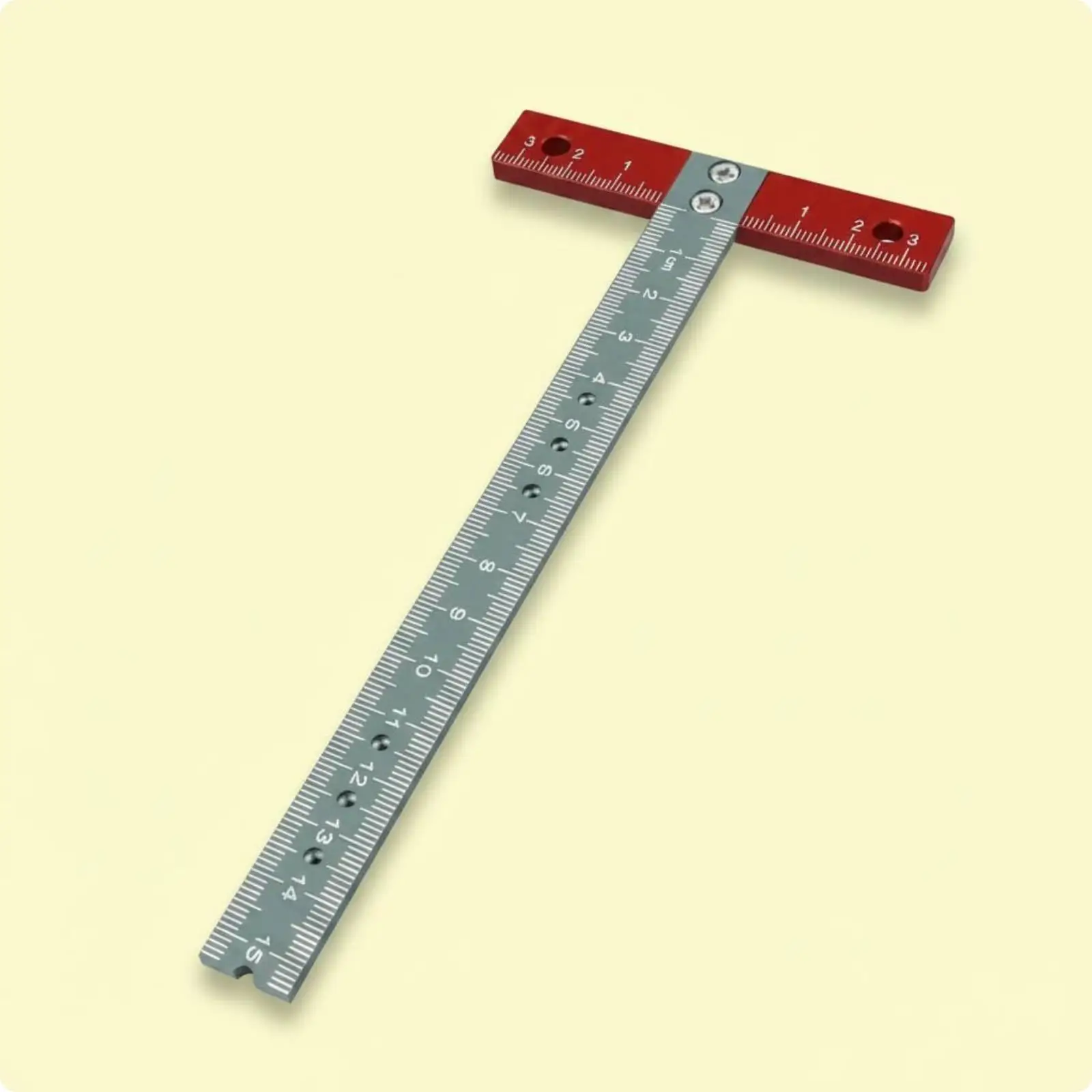 T-Square Ruler Precision Layout Woodworking Ruler Clear Scale for Carpenters