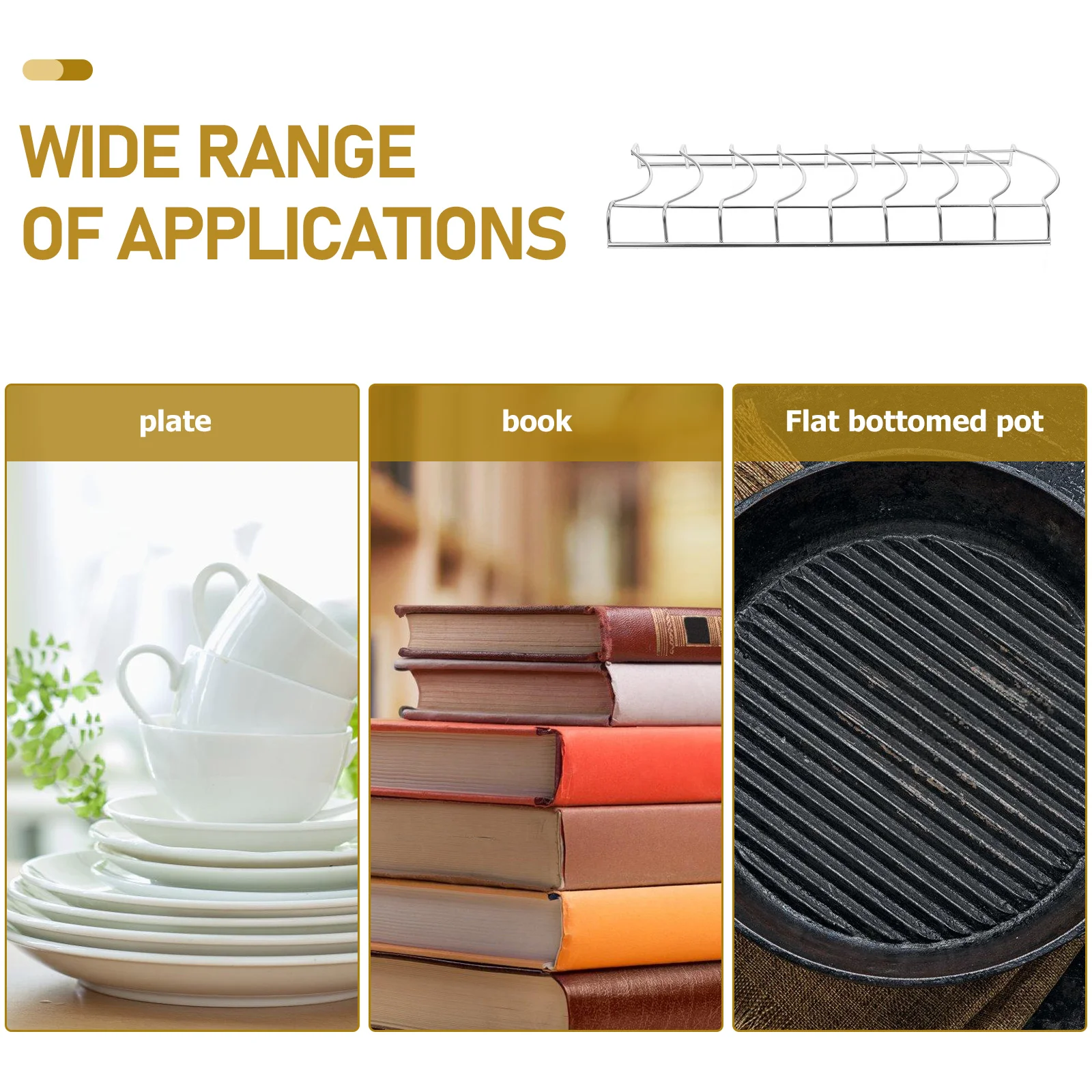 

Stainless Steel Single Layer Bowl Rack for Kitchen Dishes Draining Storage Multifunctional Plate Holder Pan ganizer Saving Space