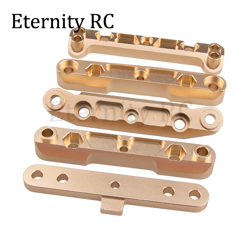 Código de brazo de suspensión inferior de Metal para 1/8 FS Racing ATOM 6S RC, piezas de actualización de coche, accesorios