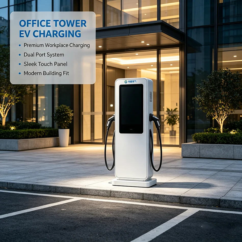Wholesale Electric Car DC Fast Charging Pile Station 80-160KW Floor Pedestal Type for Residential Community Parking