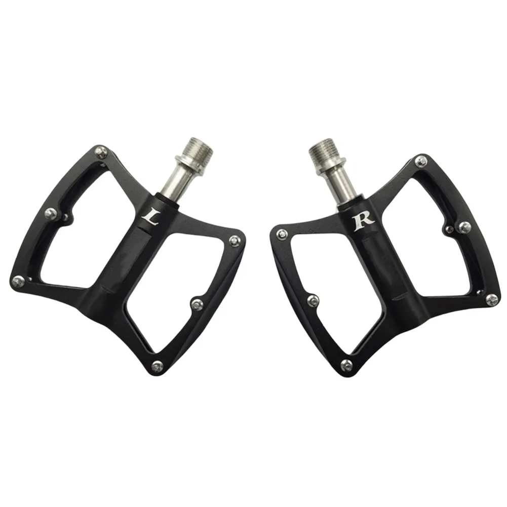 1pair Ti Bike Pedal Aluminium Alloy Pedals And Ti Axles Mountain Bike 100x85MM Bike Pedal Bicycle Components & Parts Pedals