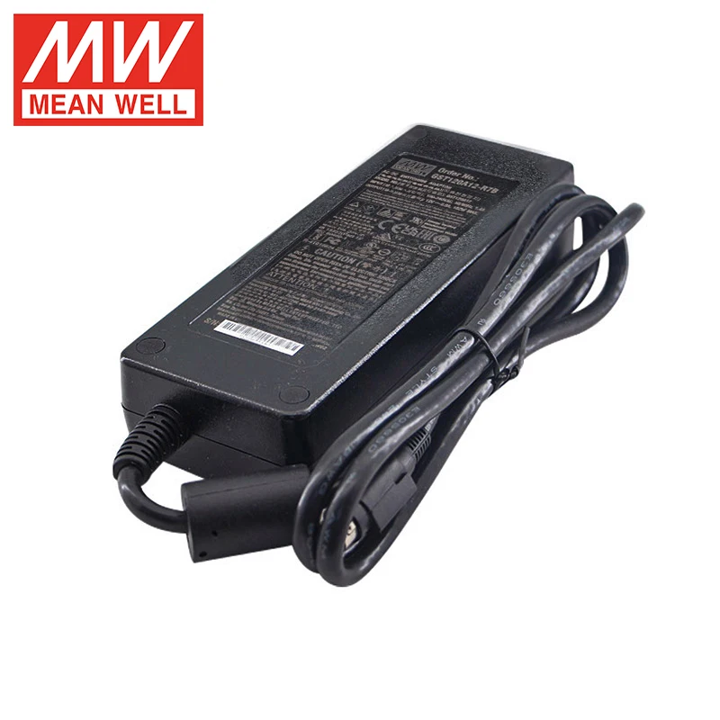 MEAN WELL GST120A12-R7B 12V 8.5A 102W Class I Desktop Power Supply AC to DC Reliable Green lndustrial Power Adaptor With PFC