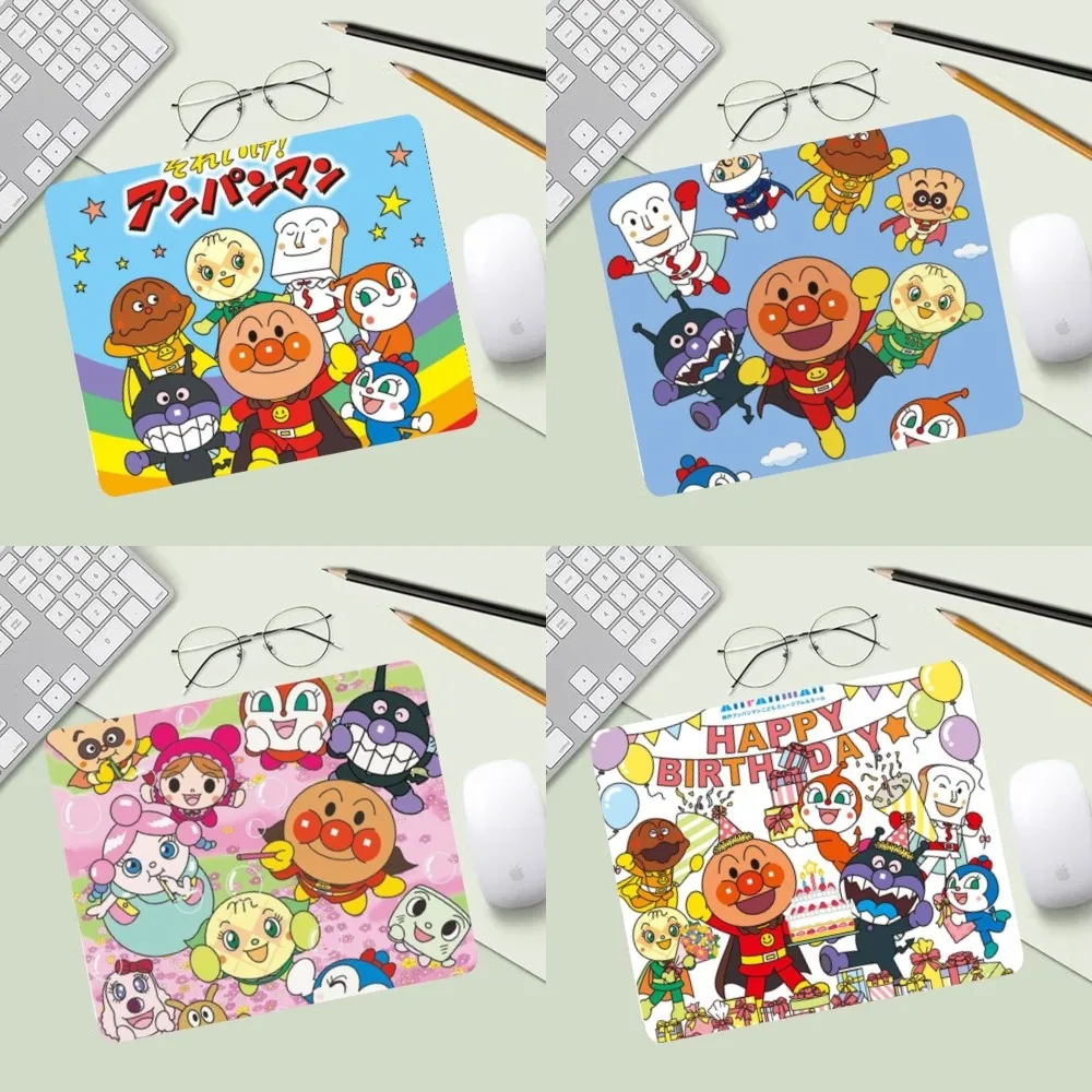 Cartoon Anpanman Mousepad Computer Desk Mat Table Keyboard Pad Laptop Cushion Non-slip Deskpad