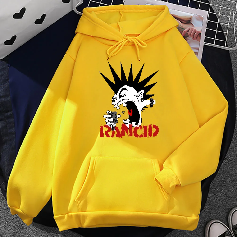 

Sudaderas Hombre Rancid Band Hip Hop Hoodies Fashion Heavy Mental Printing Sweatshirts Casual Men Long Sleeve Pullovers Printing