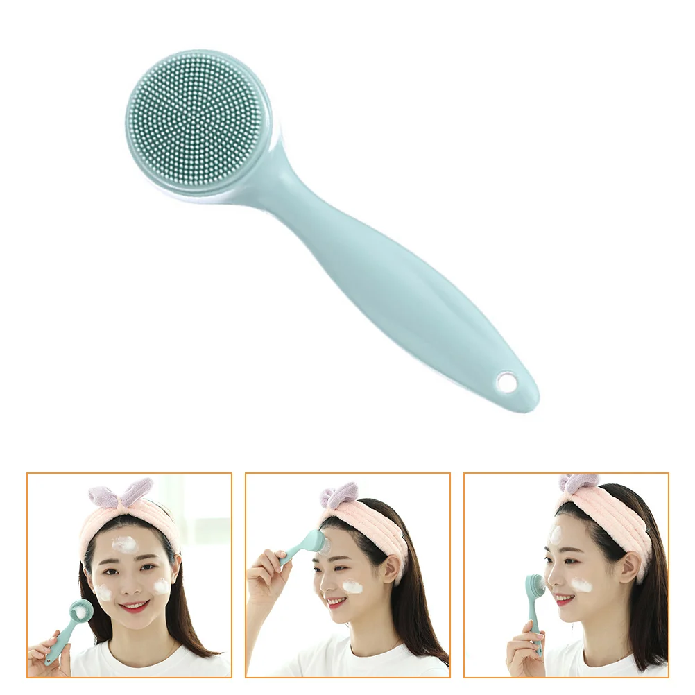 Cleaning Brush Cleansing Lip Applicators Face Scrub Silica Gel Facial Massager Cleanser