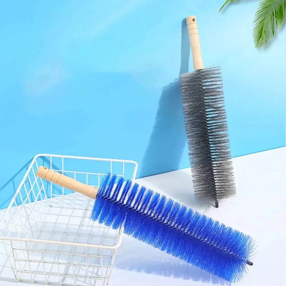 Flexible Bristles Flexible Cleaning Brush Dust-free Design Long-lasting Use Cleaning Tool Brush Easy Grip Handle