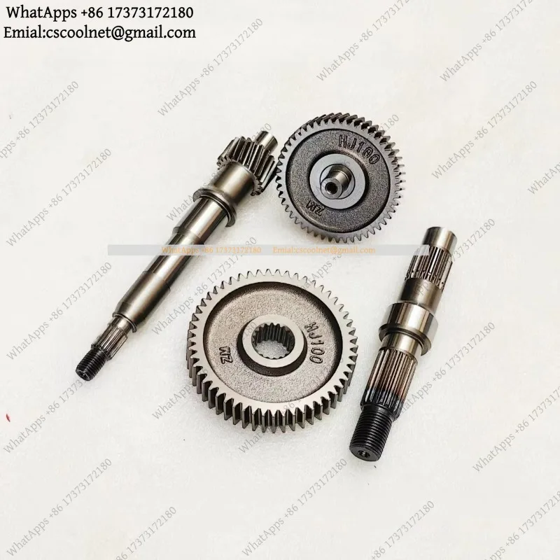 JS02 Transmission Shaft & Tail Gear Assembly For VF VN VM100 HJ100T-5 5A 6 8 C Motorcycle Parts