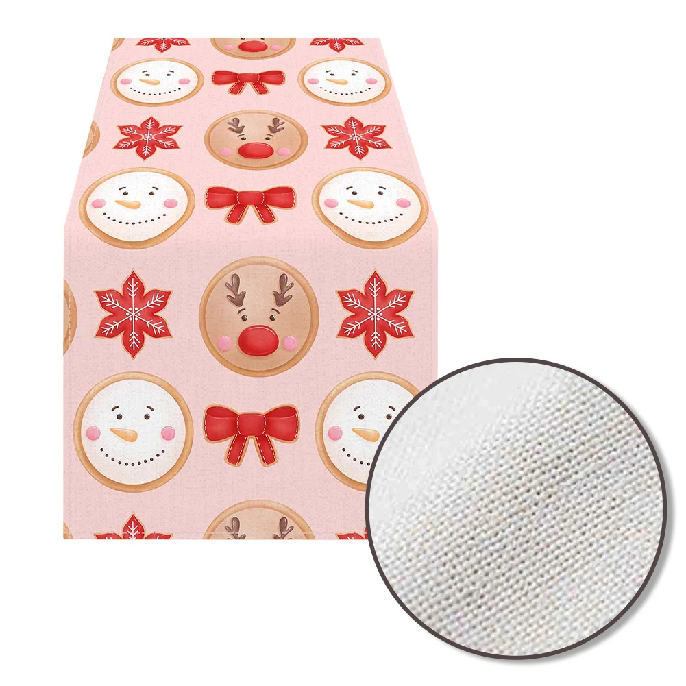 

1PC Table Mats & Pads Flag Linen Table Runner 13x72 Inch, Dinner Party Indoor Outdoor Dinner Party Decor Table Decorations