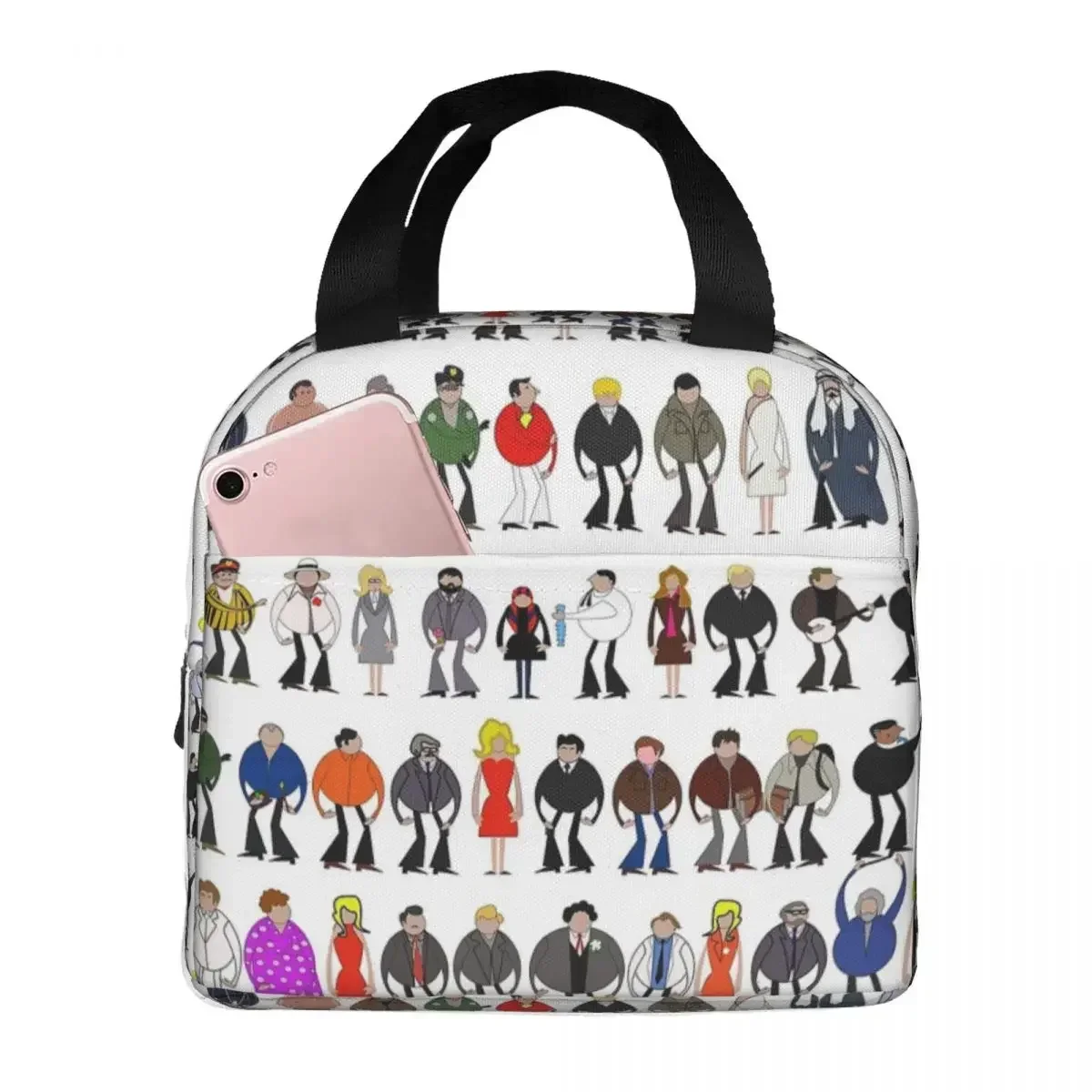 Columbo - The Murderers Insulated Lunch Bags Waterproof Picnic Bags Thermal Cooler Lunch Box Lunch Tote for Woman Work Kids