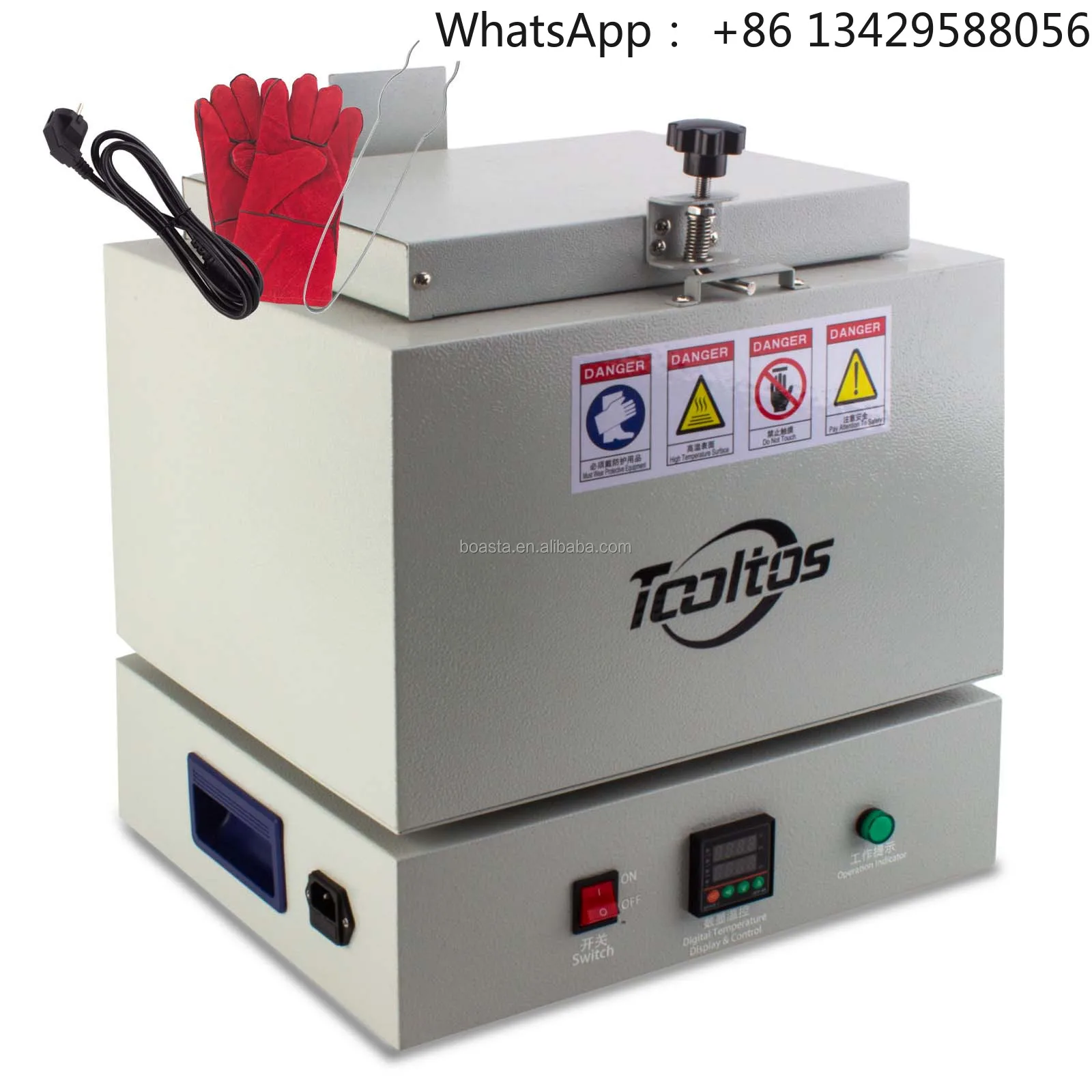 Boasta 1150°C Muffle Furnace with Four-Side Heating Digital Temperature Control for Jewelry Casting Wax Burnout and Annealing
