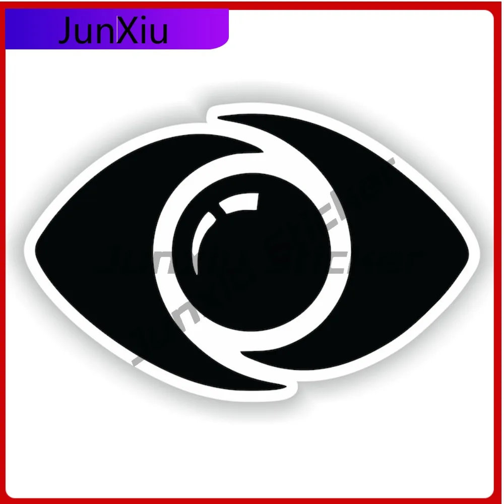 

Eye,i Am Watching You, Surveillance Stickers Waterproof White Car Sticker Suv Window Bumper Moto Sunshade Stickers Funny Refit