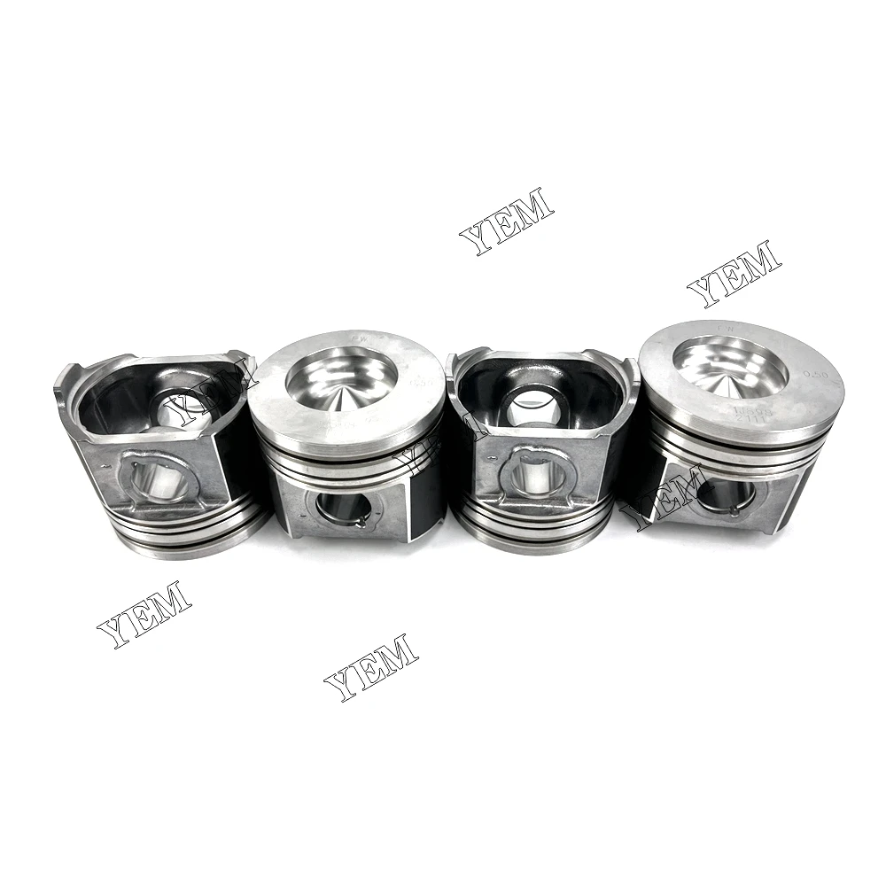 4x High performance V2403-CR Piston +0.5 1J898-2111 For Kubota Engine parts