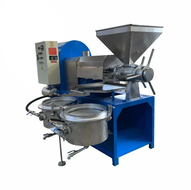 Small And Medium-sized Spiral Oil Press Multifunctional Peanut Rapeseed Walnut Camellia Seed Oil Press Two-phase Electric Commer