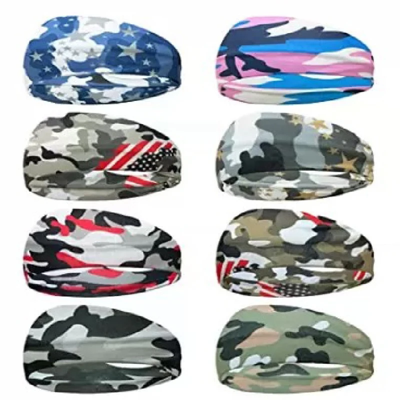 Sport Headbands Bike Cycling Running Sweatband Fitness Jogging Tennis Yoga Gym Headscarf Head Sweat Hair Band Bandage Men Women