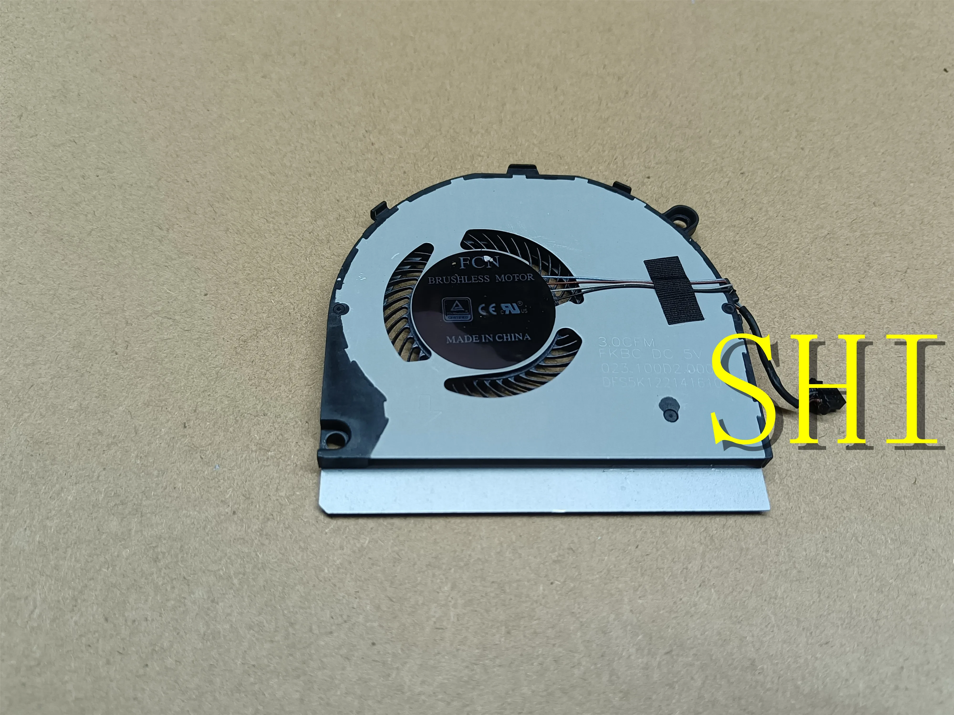 0G0Y8C Used FOR Dell Inspiron 13 7386 radiator fan G0Y8C 023.100D2.0001 free shipping