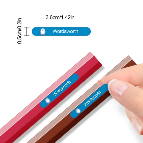 Imagen 2 del producto Pegatinas impermeables personalizadas Etiquetas de nombres personalizadas para vasos, bolígrafos y papelería infantil: diseño ecológico reutilizable