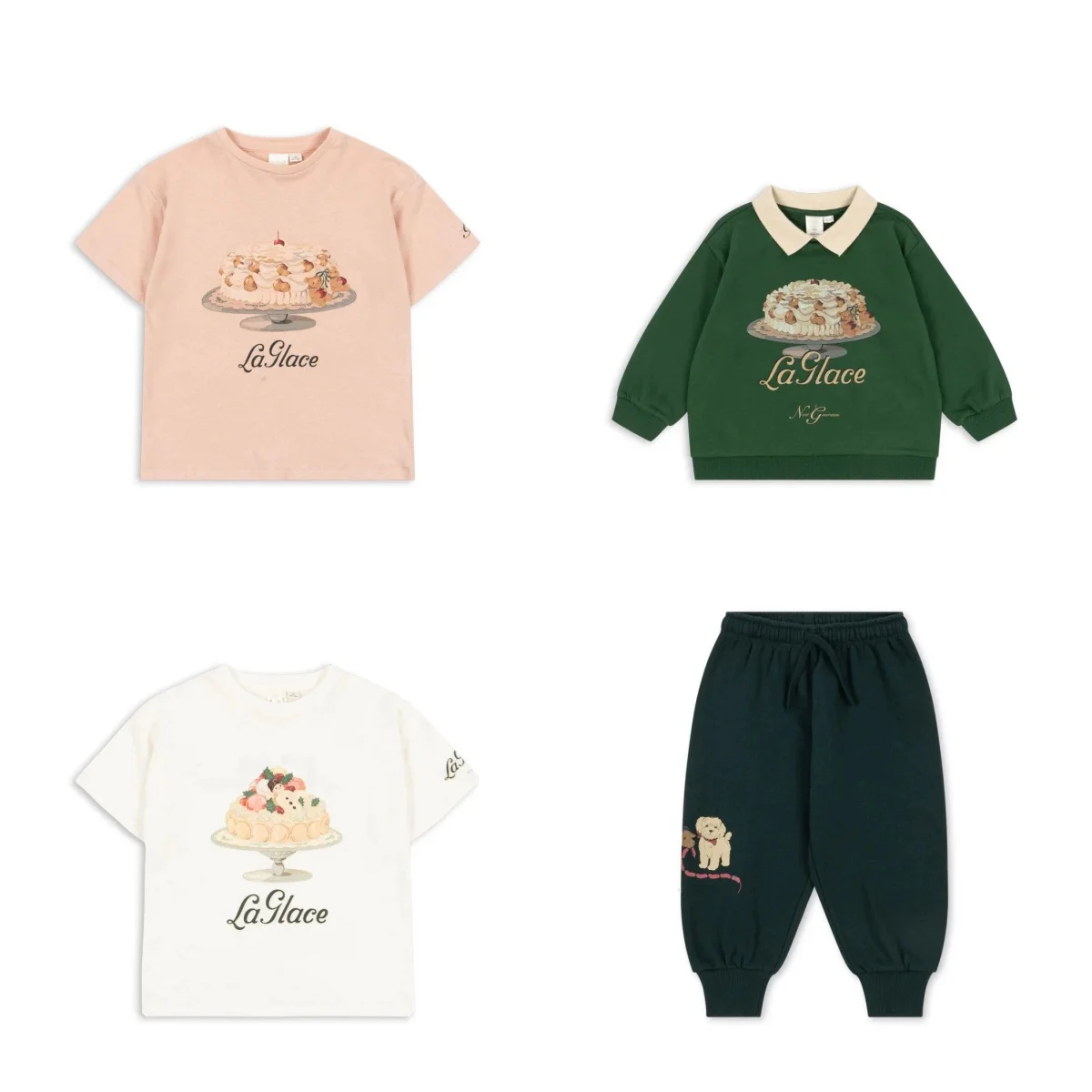 

Весенние комплекты детской одежды 2026: футболки-макаронки, хлопковые свитшоты и брюки для девочек, топы