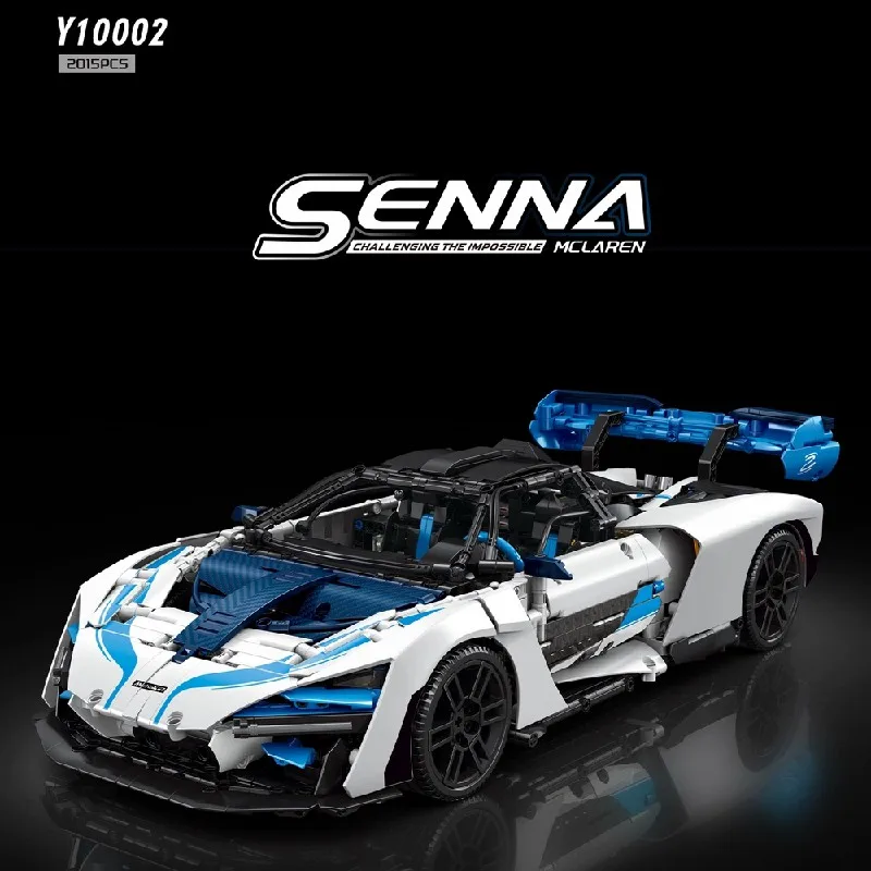 

1:10 Saena Racing Car with Motor RC Building Blocks Technik Sport Vehicle Supercar Brick Model Kit Toy Adults Kid Gift 2015PCS
