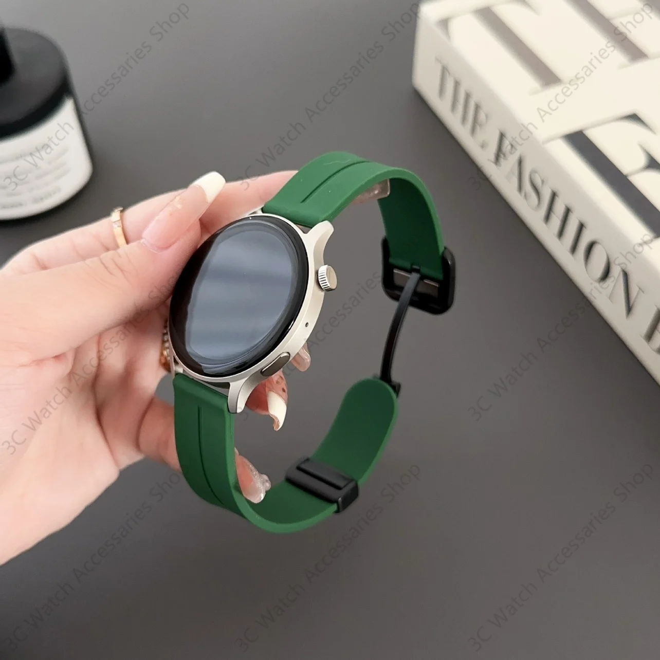 Cinturino in Silicone con chiusura magnetica da 20/22mm per Samsung Galaxy Watch 4 5 6 pro 40mm 44mm 45mm 42/46mm bracciale per Huawei GT3 pro band