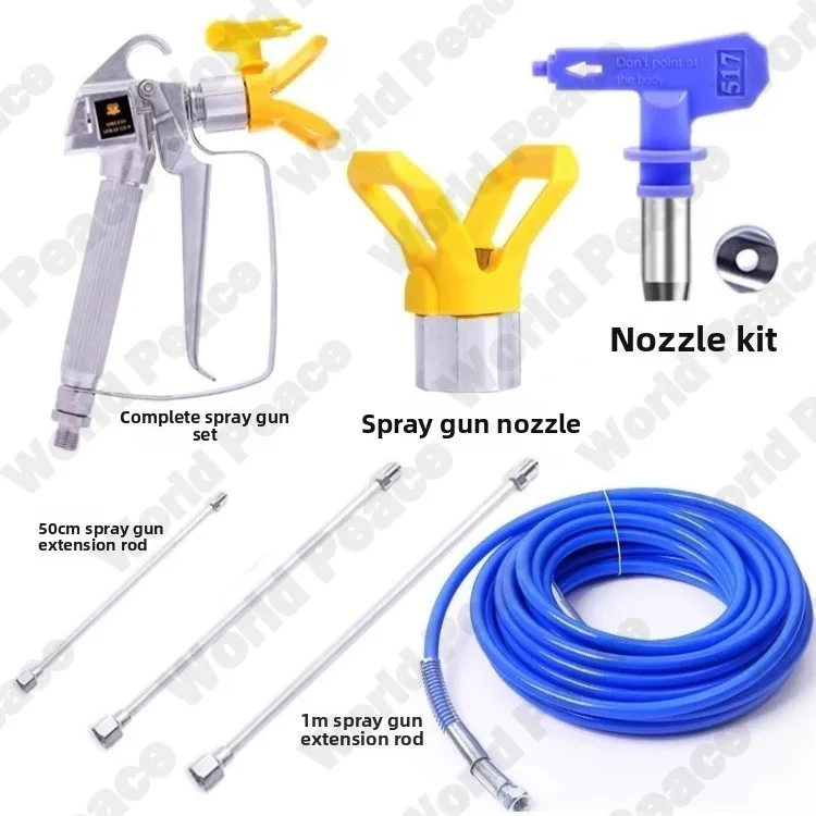 

Airless Spraying Machine Spray Gun Nozzle Nozzle Duckbill Seat Latex Paint Coating High-pressure Pipe Spray Machine Accessories