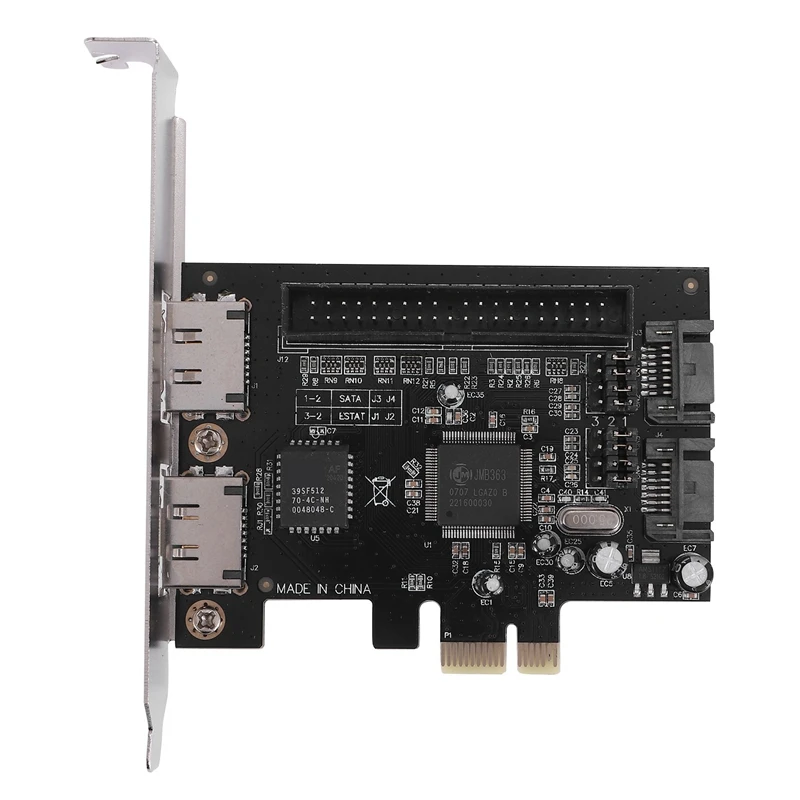 

PCI to SATA Controller PCI to Ide PCI-E to 2Sata IDE Jmb363 Disk Array Card Express Expansion Card Adapter