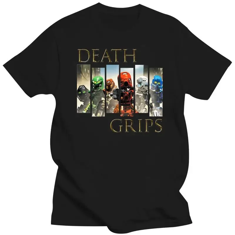 White For Men Women Unisex Men Women Tops T-Shirt New Death Grips Bionicle Toa Mata Tops Tee T Shirt  oversized t shirt