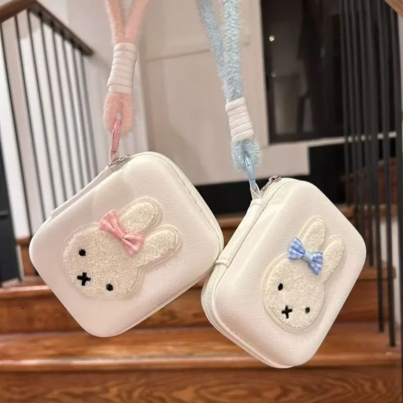

New Kawaii Miffy Rabbit Cartoon Cute High Beauty Camera Storage Bag Hard Shell Shockproof and Drop Resistant Girl Gift