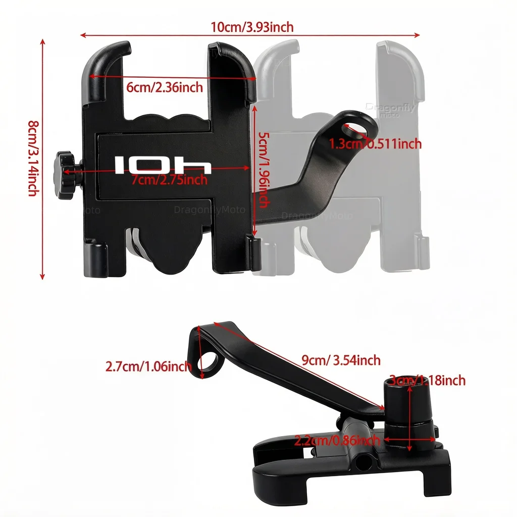 Motorcycle Mobile Phone Holder For Husqvarna Svartpilen 401 Vitpilen 401 Svartpilen401 Rearview Mirror Handlebar Holder Bicycle