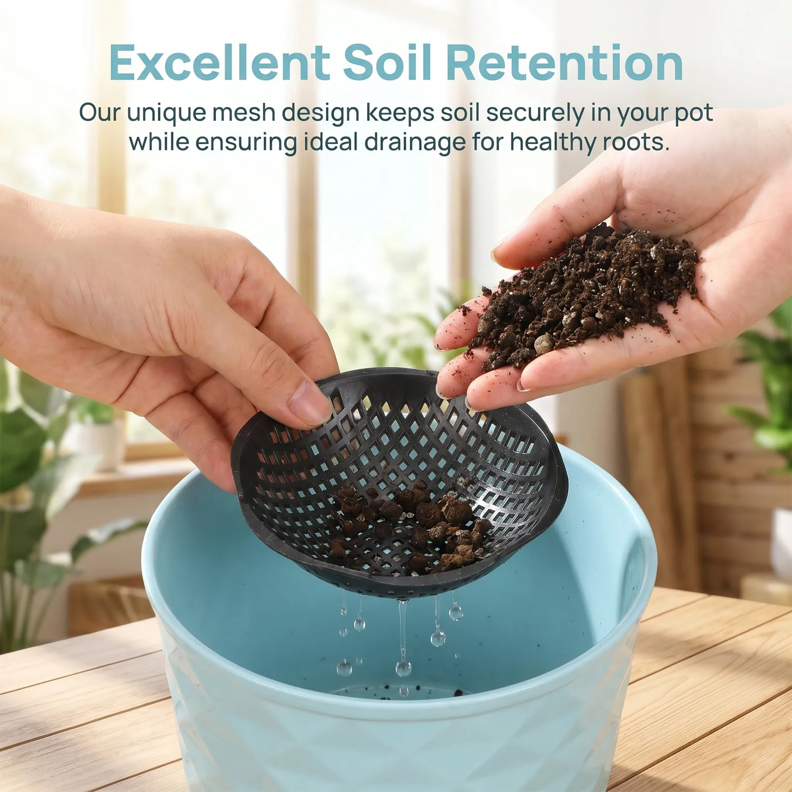 10Pcs Planter Mesh Pad Flowerp - Bonsai Garden Cafe ulasan dan harga