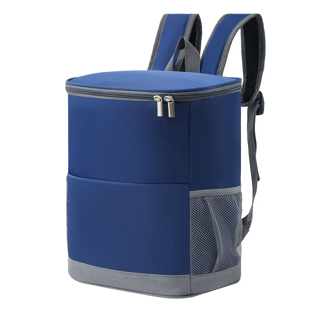 15L Portable Thermal Lunch Bag Food Box Durable Waterproof Cooler Ice Insulated Case Camping Oxford Dinner Backpacks Candy Color