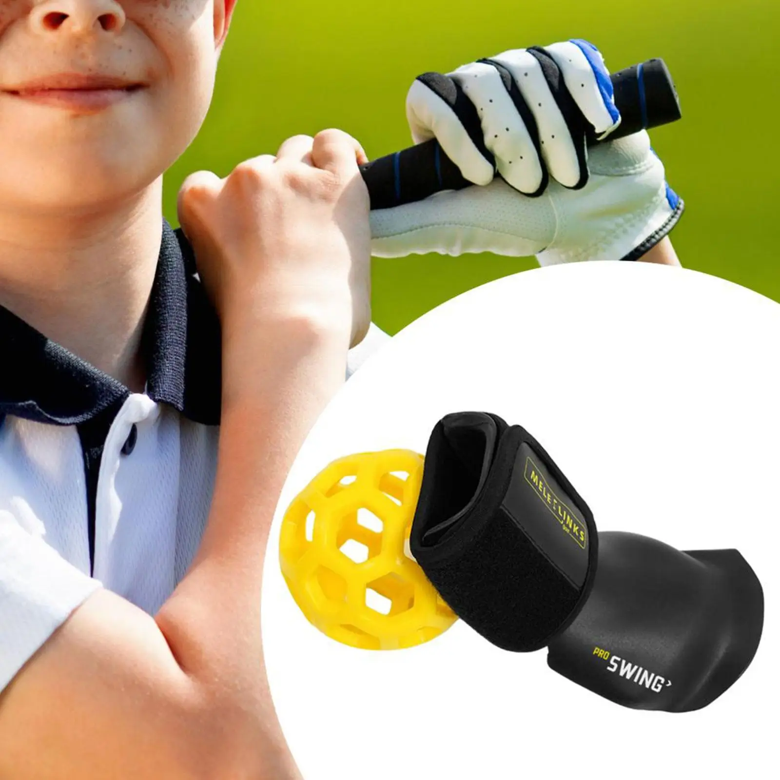 Adjustable Golf Wrist Brace Plastic Swing Trainer for Accurate Golf Practice Alignment Aid Outdoor Sports Accessory