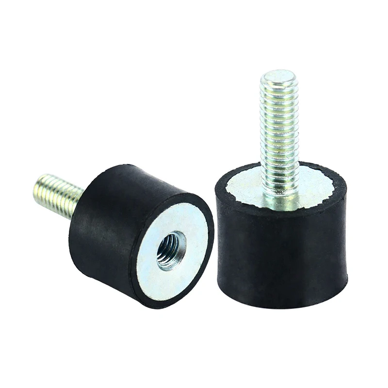 

Thread Rubber Mount, VD M4 M5 M6 Shock Absorber Anti Vibration Mount Isolator with 1 Tapped Hole and 1 Threaded Stud