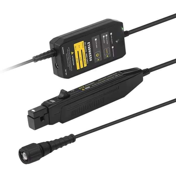 ETA56033U Oscilloscope Probe AC/DC Probe 30A High Current High Precision BNC Interface Economy