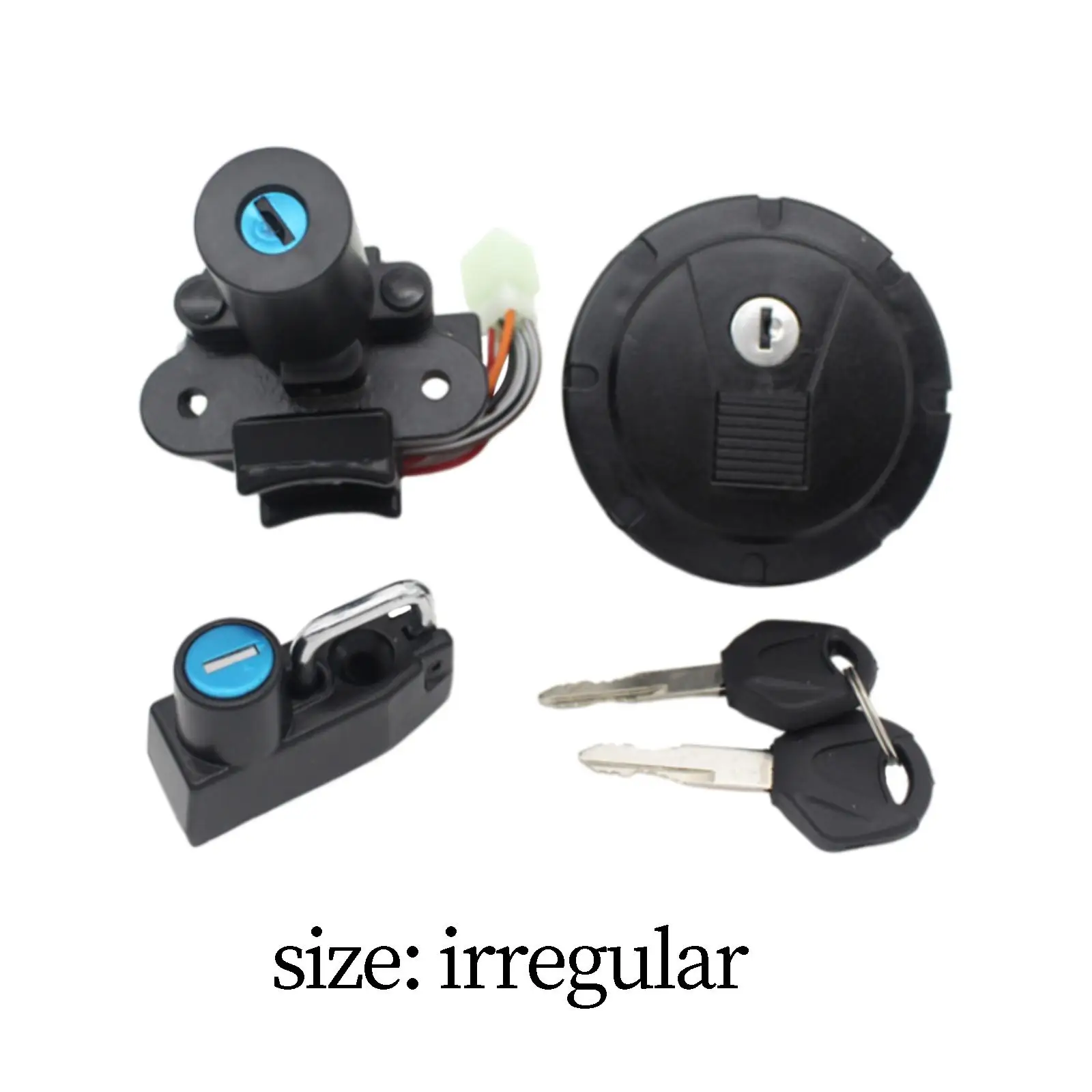 Motorcycle Tank Cover Lock Kit Replace for Klx Kl 250 Kmx125