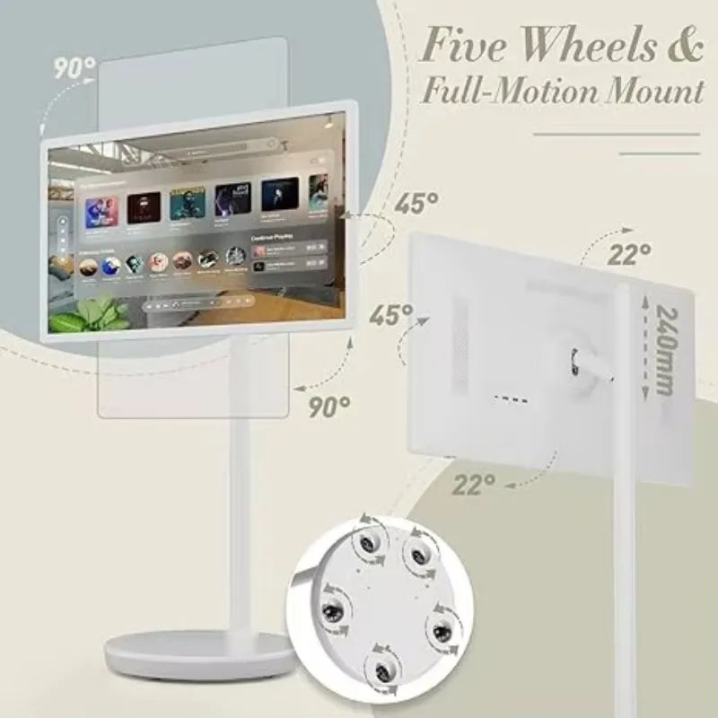 

32-Inch Smart TV Indoor Android Camera Mobile Interactive Display Touch Screen Monitor Portable Tv with Battery