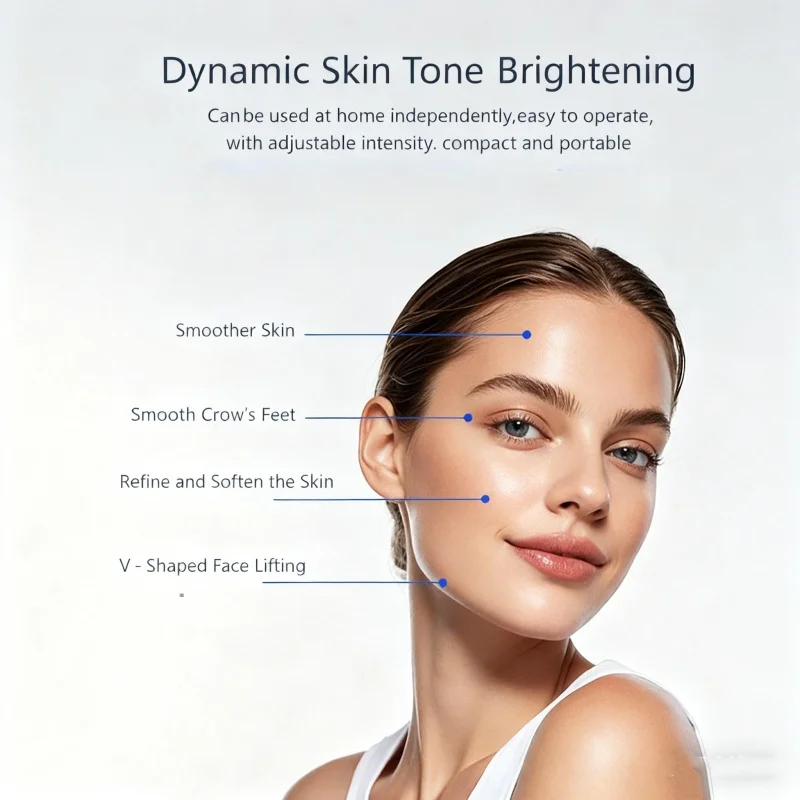 Macchina per rassodare la pelle RF con 3 teste per il lifting del viso Dispositivo per il modellamento del corpo con riduzione delle rughe con visualizzazione dell'ora a LED