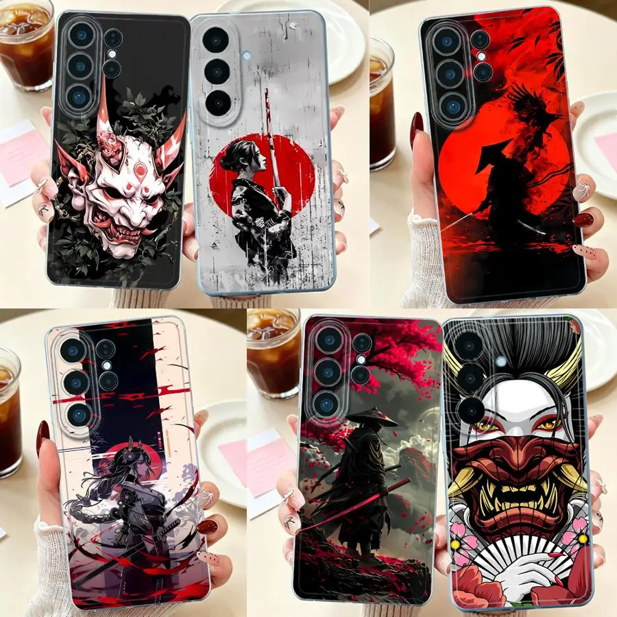 Sun Swordsman Woman Case for Samsung Galaxy S26 Ultra S25 Edge S24 S23 Note 20 Ultra 10 S22 FE S20 Plus S21 S25Ultra S26 Phone