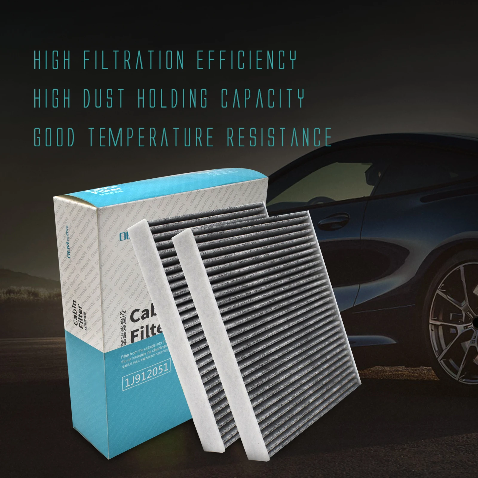 Pollen Cabin A/C Air Filter For BMW 7 Series F04 F03 F02 F01 N54 N55 N57 N63 730d 740d xDrive 740i 750d 760i, Li 3.0/4.4/6.0 L