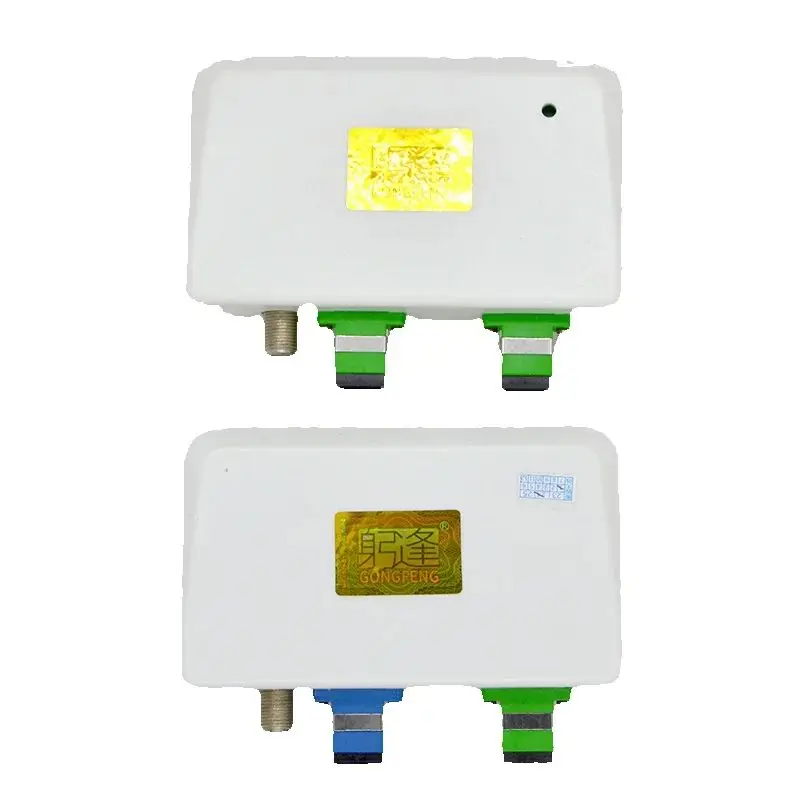 10pcs FTTH CATV Node Passive Optical Receiver Network Integrated Transmission WDM Wavelength Division Multiplexer Wholesale